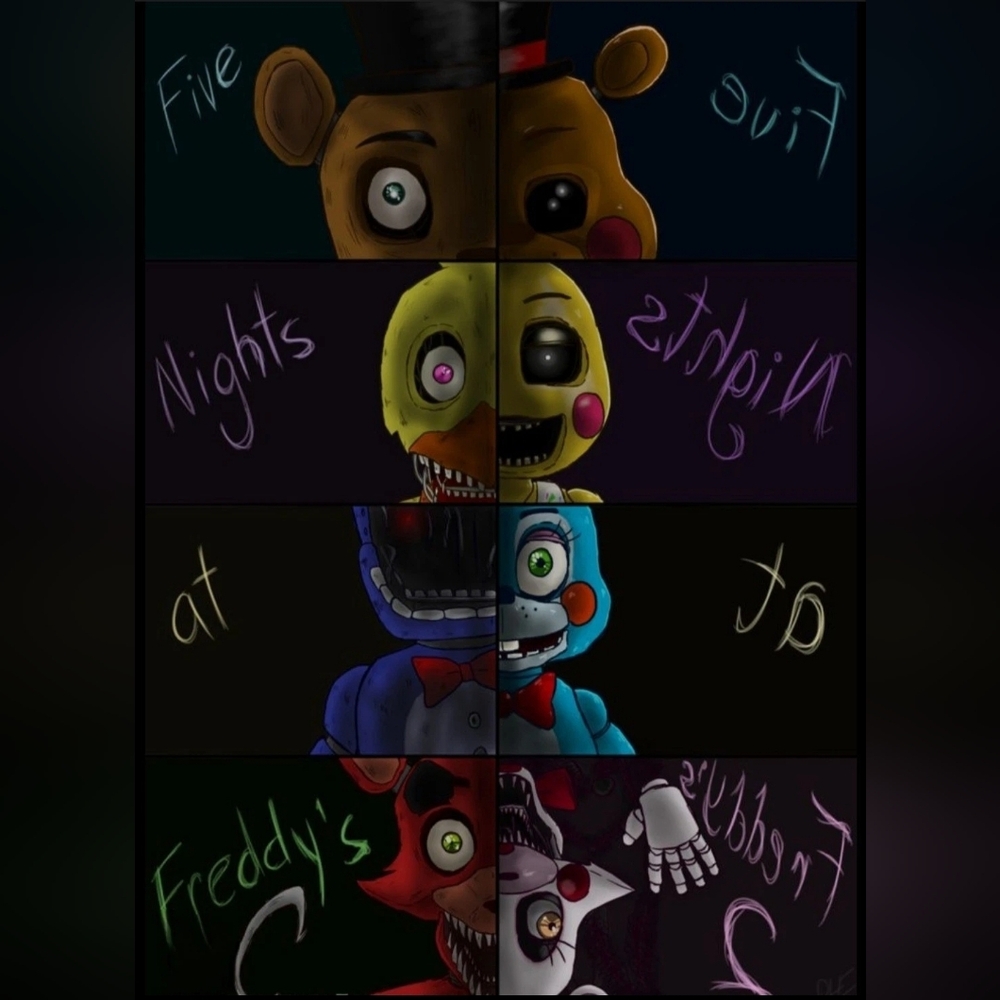 Five Nights At Freddys Throw blanket 40 x50 - Picture 2 of 3